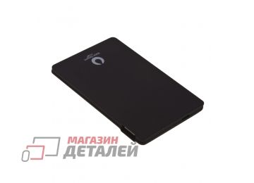 Универсальный внешний аккумулятор Water Element P1 Li-Pol USB выход 2,1А, 2500 мАч, черный, коробка