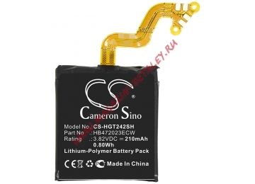 Аккумуляторная батарея (аккумулятор) CS-HGT242SH для Huawei GT2 42mm 210mah (CameronSino)