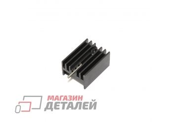 Алюминиевый радиатор TO-220 Mosfet, 20x15x10 мм, 1Pin