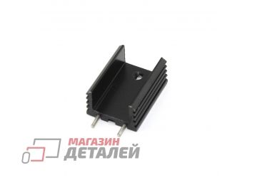 Алюминиевый радиатор TO-220 Mosfet, 20x15x10 мм, 2Pin