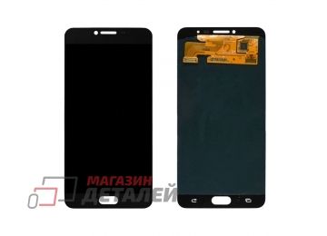 Дисплей (экран) в сборе с тачскрином для Samsung Galaxy C7 SM-C7000 черный (OLED)