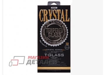 Защитное стекло Remax Crystal 3D для iPhone 7 Plus/8 Plus с силиконовым чехлом (черный)