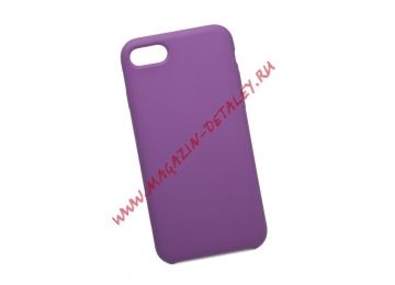 Силиконовый чехол "LP" для iPhone 8/7 "Protect Cover" (фиолетовый/коробка)
