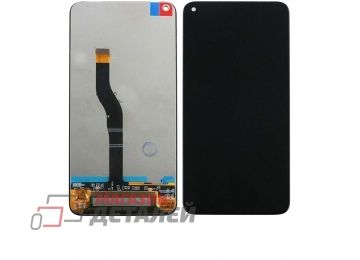 Дисплей (экран) в сборе с тачскрином для Huawei Honor V20, Nova 4 черный