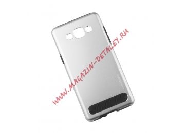 Защитная крышка Motomo для Samsung Galaxy A5 аллюминий, серебряная