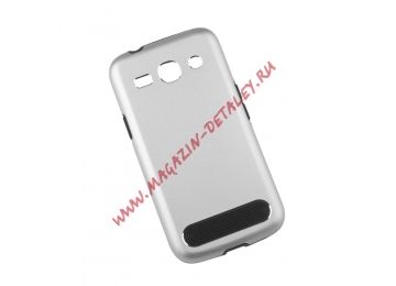 Защитная крышка Motomo для Samsung Galaxy G350 аллюминий, серебряная