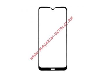 Защитное стекло для Xiaomi Redmi Note 8T Thin Frame Full Glue Glass 0,33 мм, 2,5D 9H черное (LP)