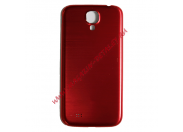 Задняя крышка аккумулятора для Samsung Galaxy S4 i9500 красная металлическая