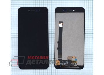 Дисплей (экран) в сборе с тачскрином для Xiaomi Redmi Note 5A Prime черный