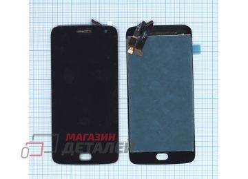 Дисплей (экран) в сборе с тачскрином для Motorola Moto G5 Plus черный