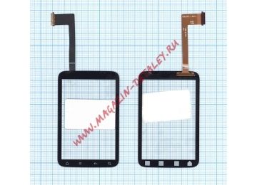 Сенсорное стекло (тачскрин) для HTC Wildfire S G13 A510e черное