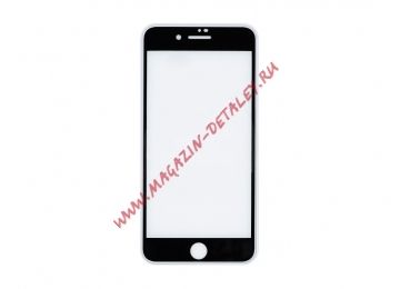 Защитное стекло для iPhone 7 Plus, 8 Plus черное 2.5D (King Fire)
