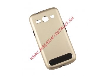 Защитная крышка для Samsung Galaxy G350 "Motomo" аллюминий (золотая)