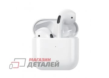 Bluetooth гарнитура WK V4 BT 5.1 вкладыши (белая)