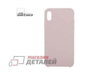 Чехол HOCO Pure Protective для Apple iPhone Xs Max, силикон + РС розовый