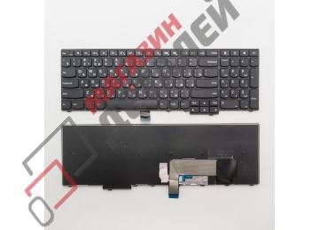Клавиатура для ноутбука Lenovo ThinkPad Edge E531, E540, T540, T540p черная без подсветки с трекпойнтом