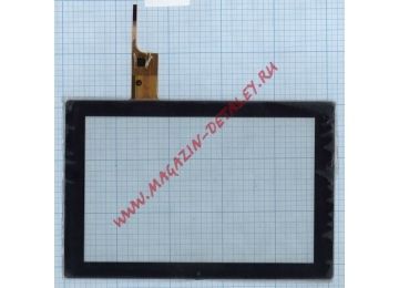 Сенсорное стекло (тачскрин) AD-C-100409-FPC черное