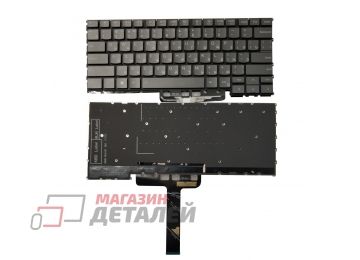 Клавиатура для ноутбука Lenovo Thinkbook 14 G6 IRL, AB 2023 серая, с подсветкой