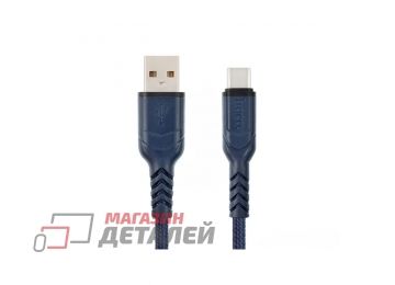 Кабель USB HOCO (X59 Victory) Type-C 1 м (синий)