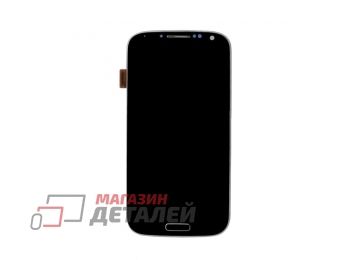 Дисплей (экран) в сборе с тачскрином для Samsung Galaxy S4 GT-I9500 синий (TFT-совместимый)