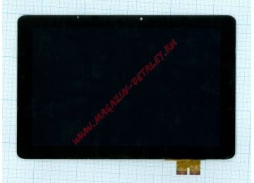 Дисплей (экран) в сборе с тачскрином для Acer Iconia tab A700 черный