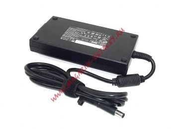 Блок питания (сетевой адаптер) для ноутбуков HP 19.5V 10.3A 200W 7.4x5.0 мм с иглой черный, с сетевым кабелем Premium