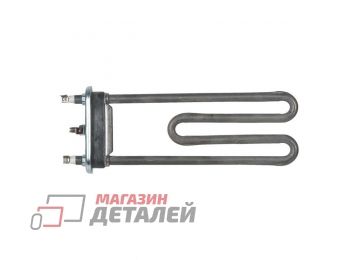 Трубчатый электронагреватель (ТЭН) для стиральной машины Candy, Ariston 2000W средний прямой без отверстия L=195