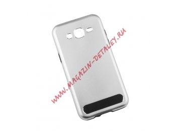 Защитная крышка Motomo для Samsung Galaxy J5 аллюминий, серебряная