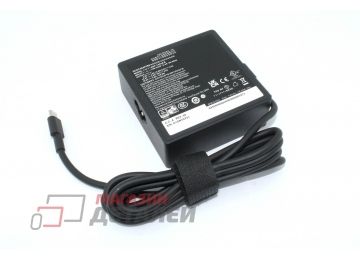 Блок питания (сетевой адаптер) для ноутбуков 28V 5A 140W Type-C квадратный черный, с сетевым кабелем