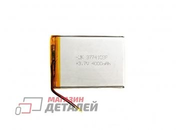 Аккумулятор универсальный 3.7x74x103 мм 3.8V 4000mAh Li-Pol (2 Pin)