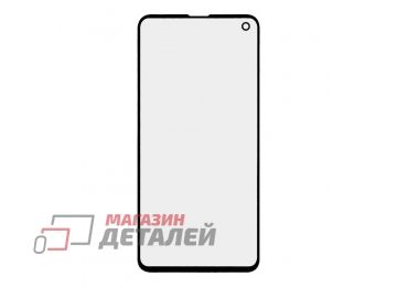 Стекло G+OCA PRO для переклейки Samsung G973F Galaxy S10 (черный)