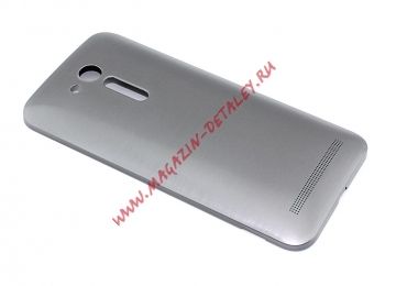 Задняя крышка аккумулятора для Asus ZenFone Go ZB452KG серебро