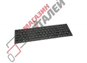 Клавиатура для ноутбука Asus X501A X501U x550 X551CA черная без рамки, без креплений плоский Enter