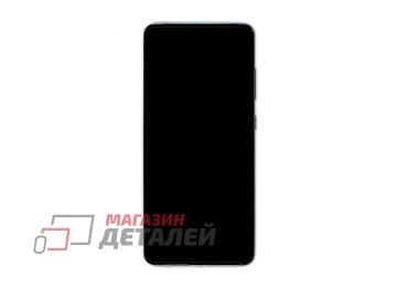 Дисплей (экран) в сборе с тачскрином для Samsung Galaxy A52 SM-A525F белый с рамкой (Premium LСD)