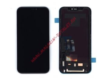 Дисплей (экран) в сборе с тачскрином для Apple iPhone 11 (Foxconn) черный