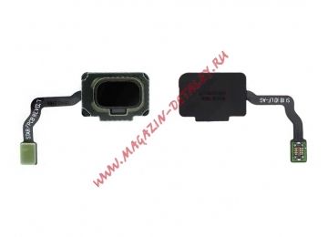 Шлейф для Samsung G960F/G965F Galaxy S9/S9 Plus + сканер отпечатка (черный)