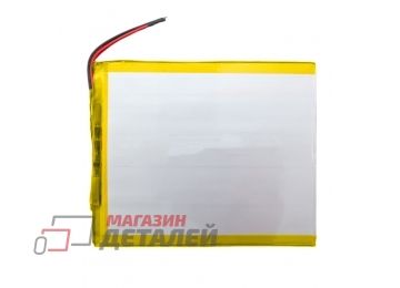 Аккумулятор универсальный 2.5x100x120 мм 3.8V 5400mAh Li-Pol (2 Pin)