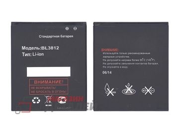 Аккумуляторная батарея (аккумулятор) BL3812 для Fly IQ4416, Era Life 5 3.8V 1650mAh