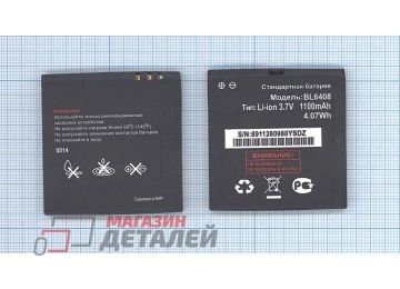 Аккумуляторная батарея (аккумулятор) BL6408 для Fly IQ239 Era Nano 2 3.8V 1100mAh