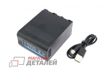 Аккумулятор NP-F970 для камеры Sony CCD-RV 7.4V 10500mAh (разъем USB Type-C, усиленная)