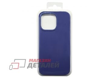 Силиконовый чехол для iPhone 13 Pro "Silicone Case" (синий-кобальт)