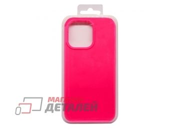 Силиконовый чехол для iPhone 13 Pro "Silicone Case" (ярко-розовый)