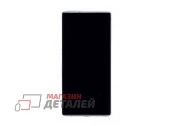 Дисплей (экран) в сборе с тачскрином для Samsung Galaxy Note 10+ (Plus) SM-N975FD Aura White с рамкой (Premium LCD)