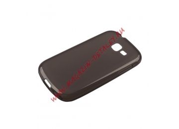 Силиконовый чехол TPU Case для Samsung Galaxy Trend черный матовый