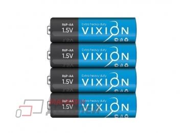 Батарейка Vixion солевая R6P - AA комплект 4шт , в плёнке