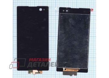 Дисплей (экран) в сборе с тачскрином для Sony Xperia C3 черный