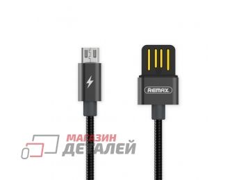 USB кабель REMAX Tinned Copper Series Cable RC-080m Micro USB черный