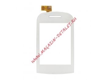 Сенсорное стекло (тачскрин) для Samsung B3410 белый