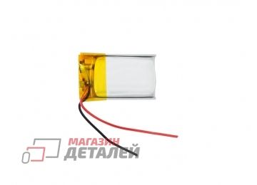 Аккумулятор универсальный 4x15x25 мм 3.8V 100mAh Li-Pol (2 Pin)