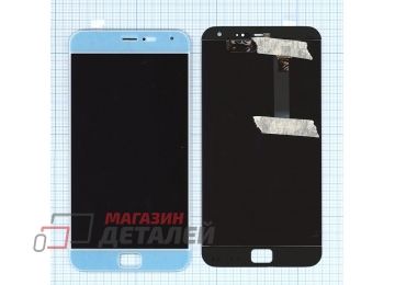 Дисплей (экран) в сборе с тачскрином для Meizu MX4 Pro белый